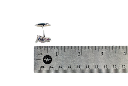 Oscar Heyman & Brothers Platinum Sapphire, Ruby, and Diamond American Flag Cufflinks