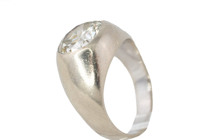 Old European Cut Diamond Solitaire Ring