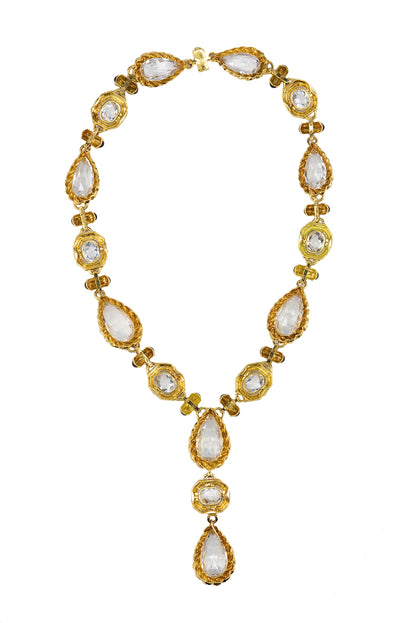 David Webb Rock Crystal Necklace