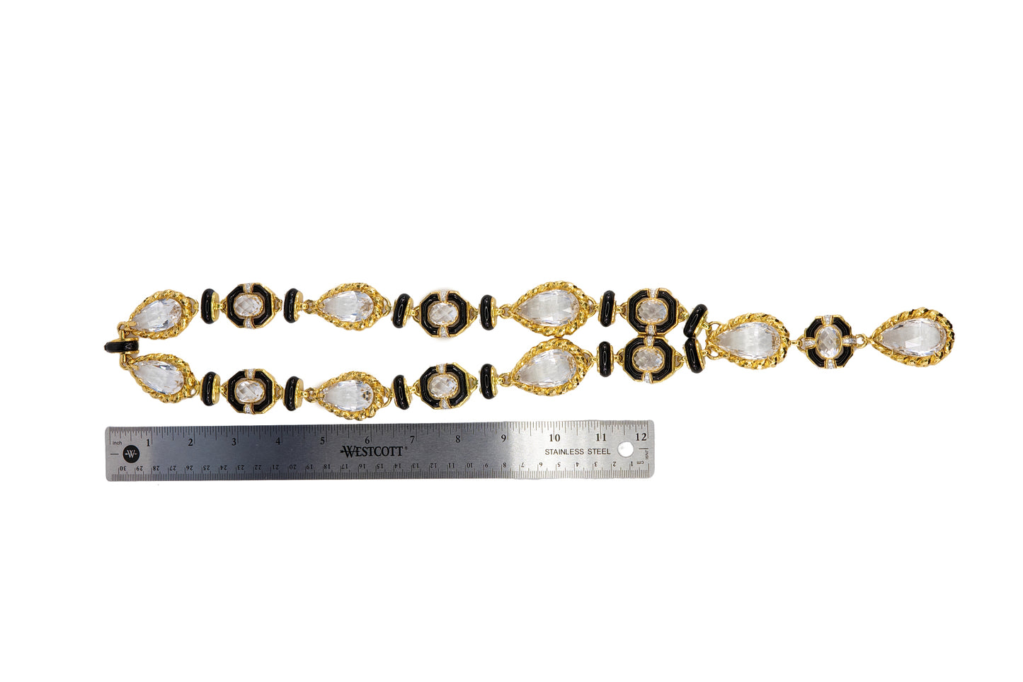 David Webb Rock Crystal Necklace