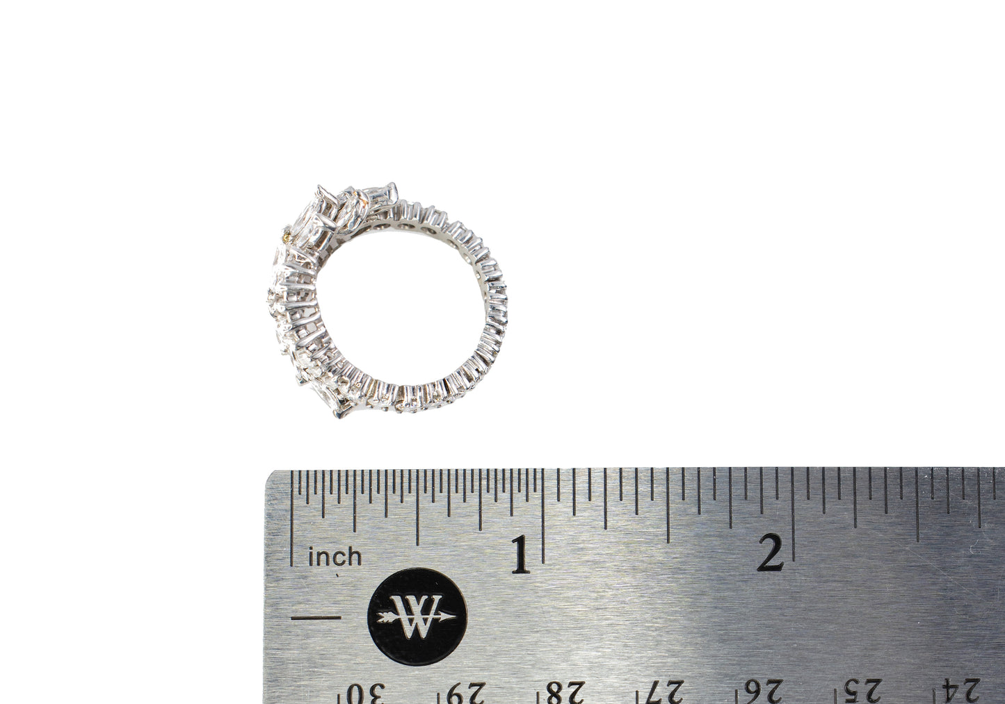 Marquise and Baguette Diamond Eternity Band Ring