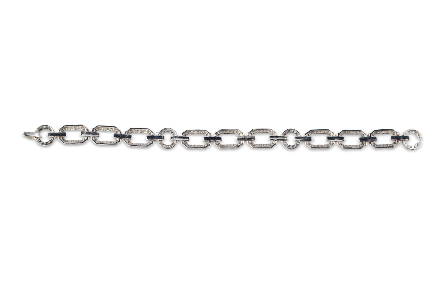 Pave Diamond Link Bracelet