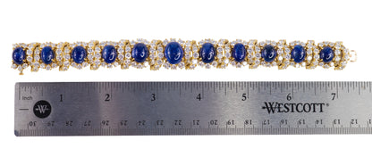 André Vassort for M. Gérard Burmese Sapphire and Diamond Bracelet