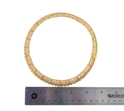 Diamond & Gold Choker Necklace