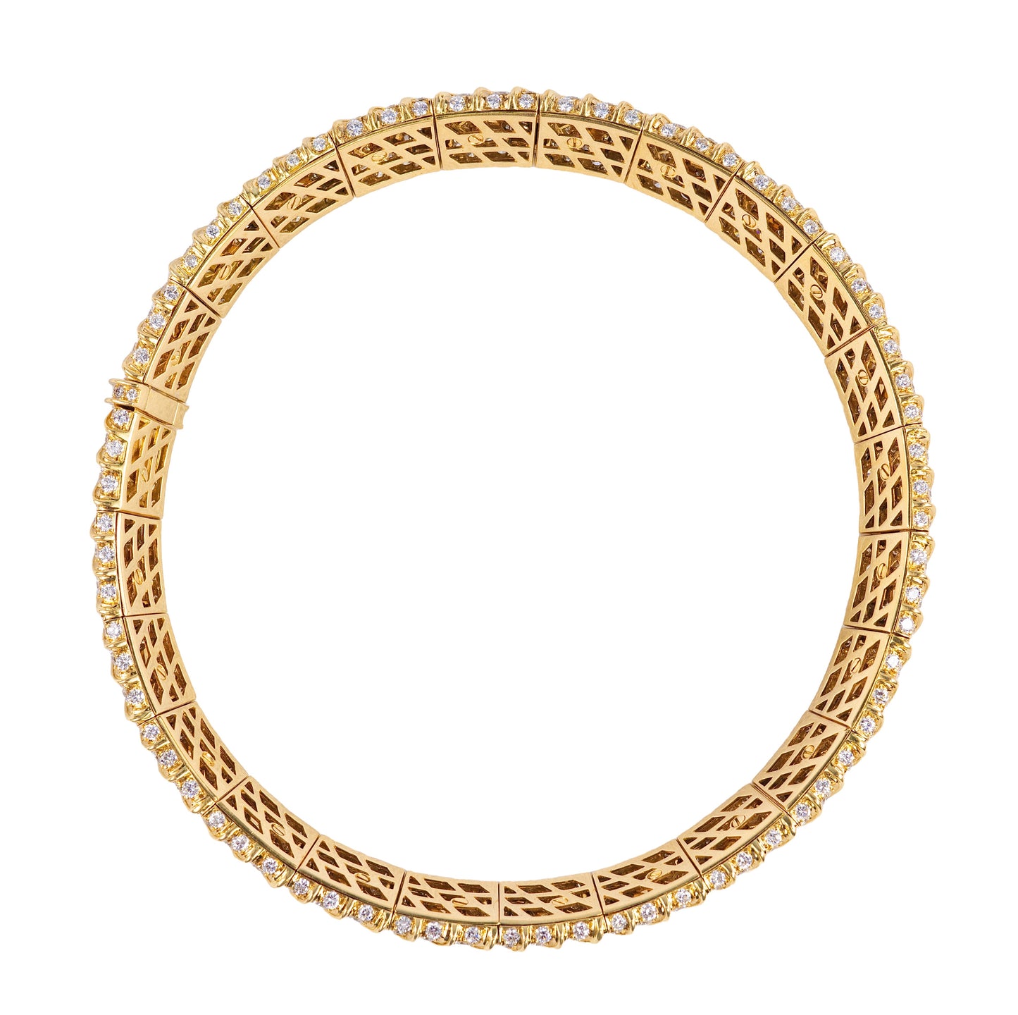 Diamond & Gold Choker Necklace