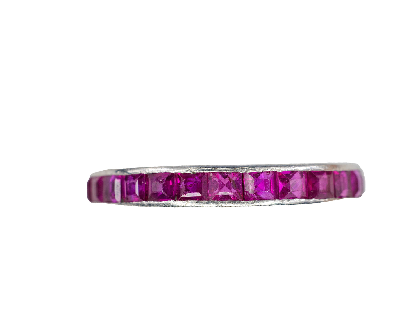 Ruby Channel-Set Eternity Band