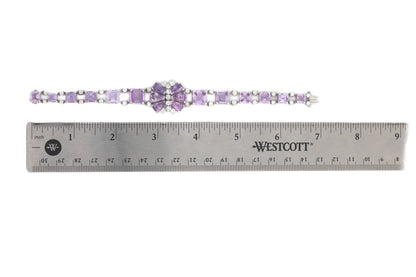 Oscar Heyman Brothers Pink Sapphire & Diamond Bracelet