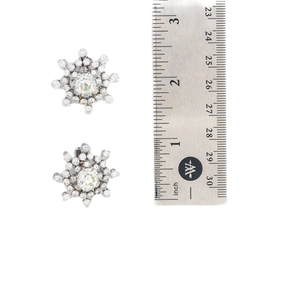 Bulgari Snowflake Diamond Earrings