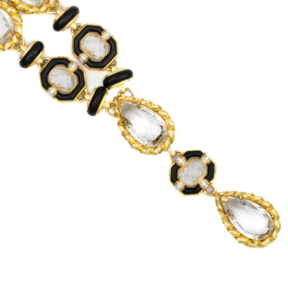 David Webb Rock Crystal Necklace