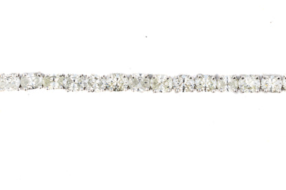 East West Oval Cut Diamond Tennis Bracelet