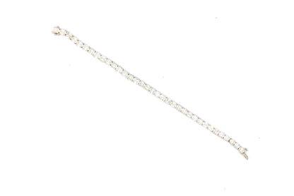 East West Oval Cut Diamond Tennis Bracelet