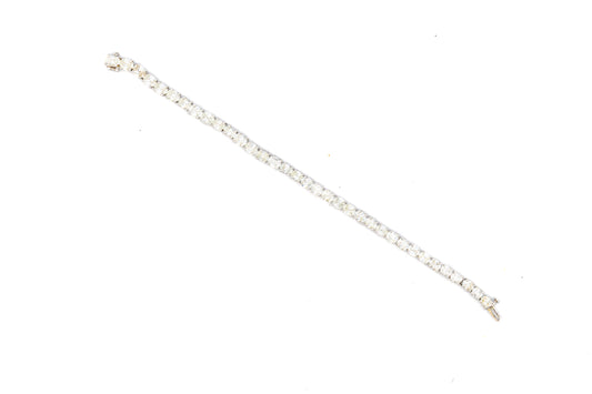 East West Oval Cut Diamond Tennis Bracelet