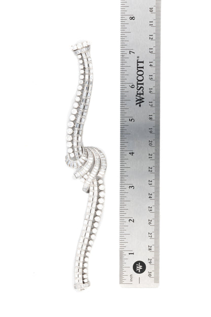 Diamond Ribbon Multi Row Bracelet