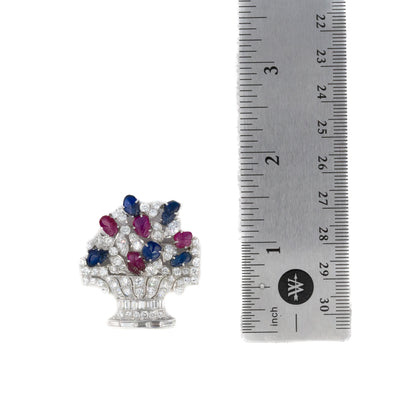 Raymond Yard Art Deco Tutti Frutti Brooch