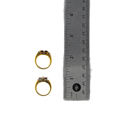 Oscar Heyman Bros Ruby and Diamond Floral Ring