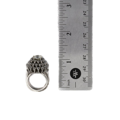 Brilliant Cut Diamond Multi Halo Cluster