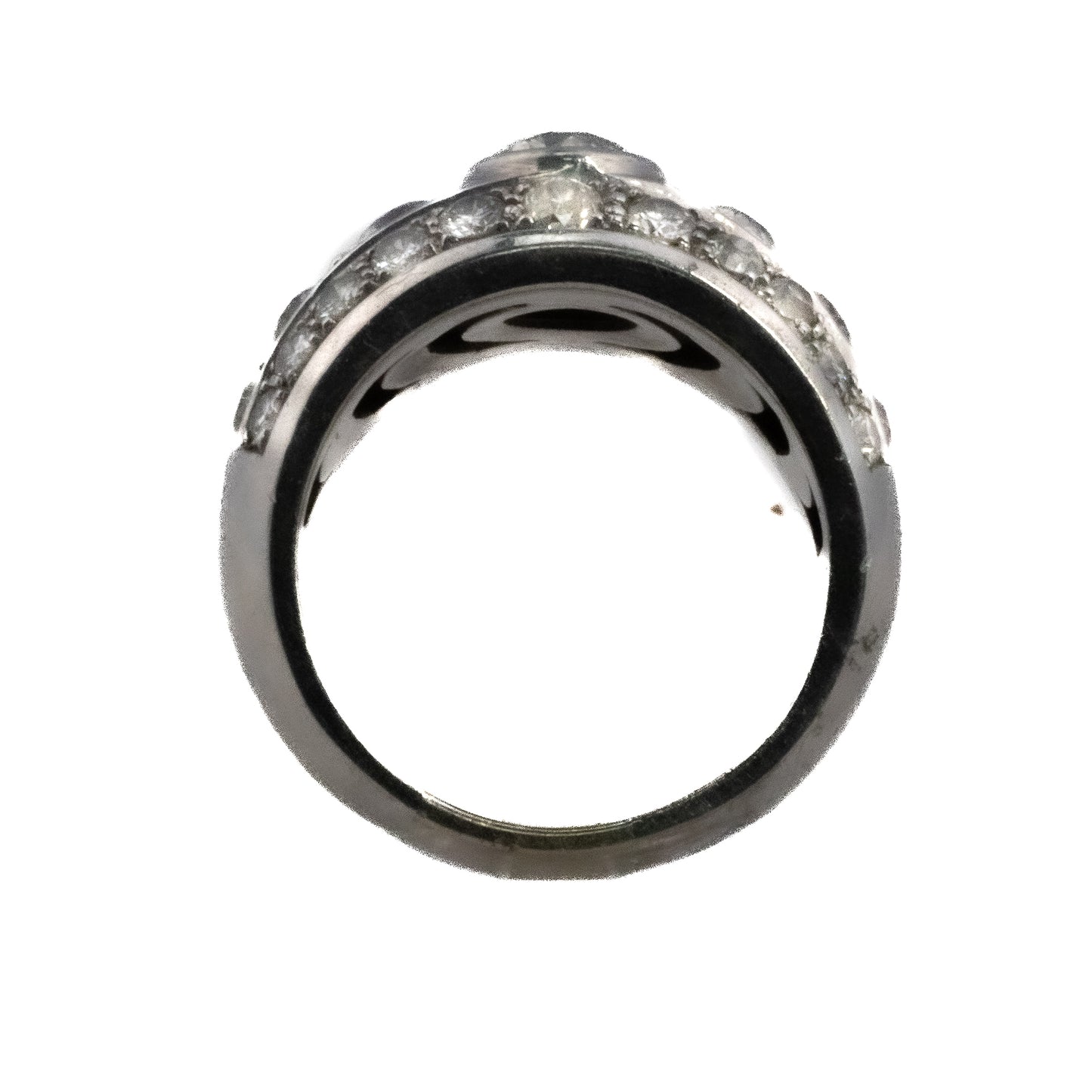 Old Mine Cut Diamond Dome Band