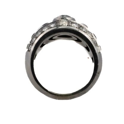 Old Mine Cut Diamond Dome Band