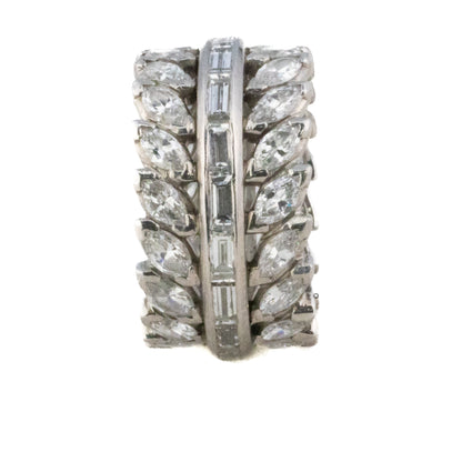 Marquise and Baguette Diamond Eternity Band