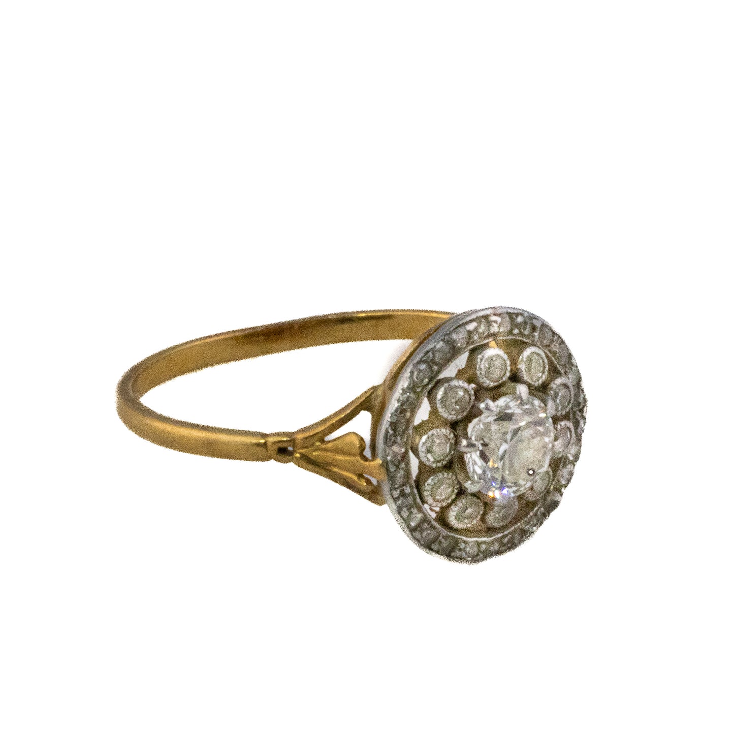 Antique Cluster Diamond Ring