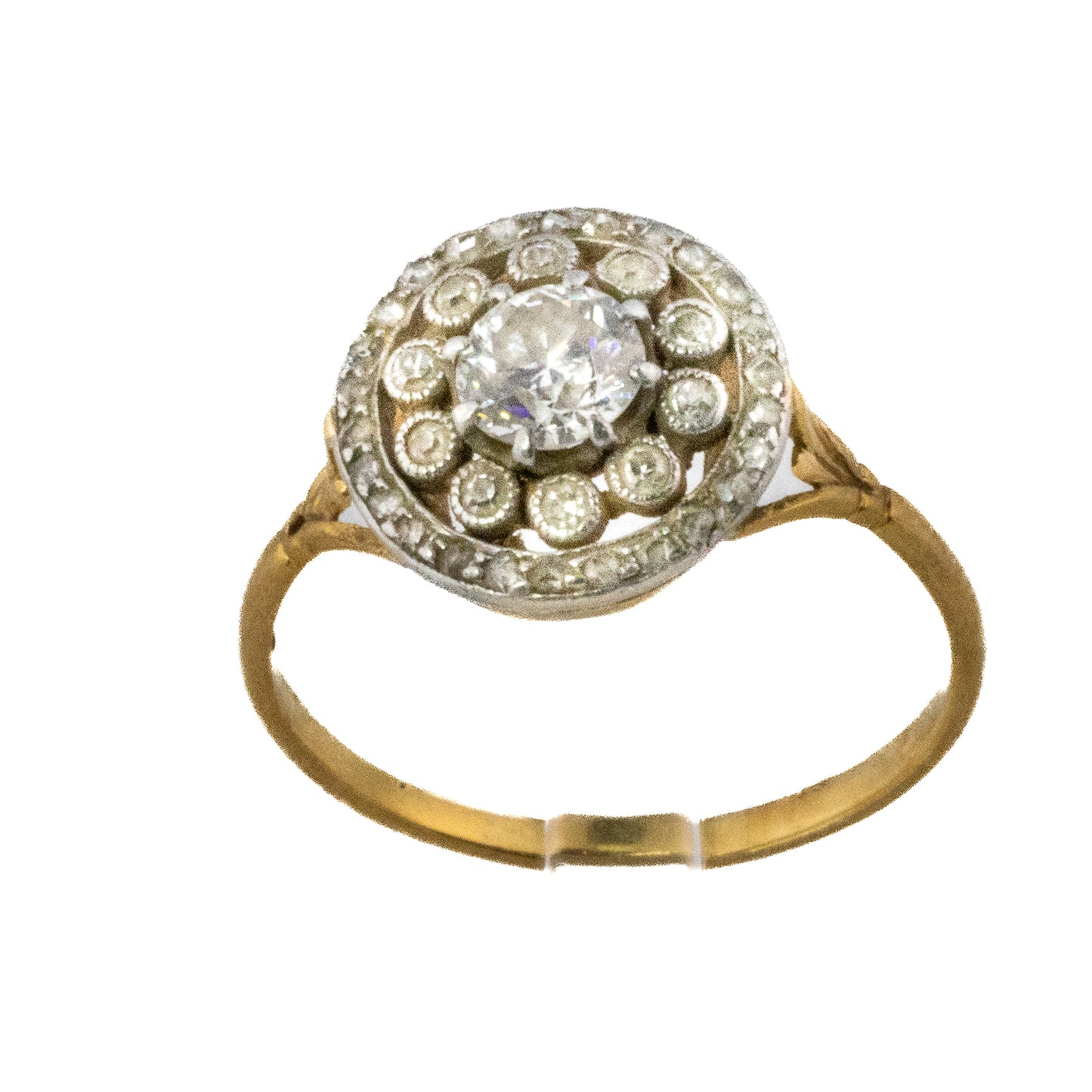Antique Cluster Diamond Ring