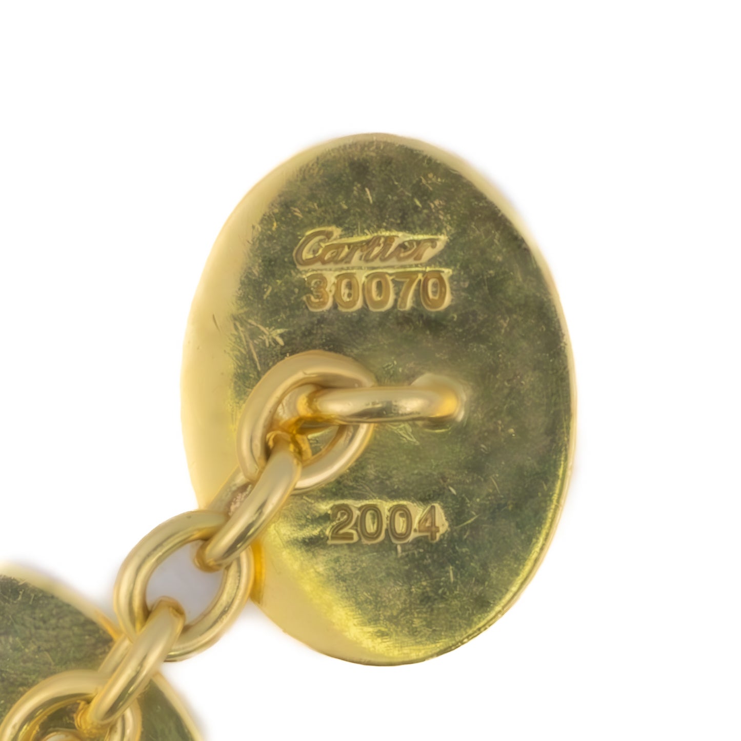 Cartier American Flag Enamel Cufflinks