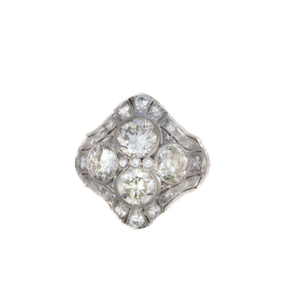 Art Deco Brilliant Cut Diamond Ring