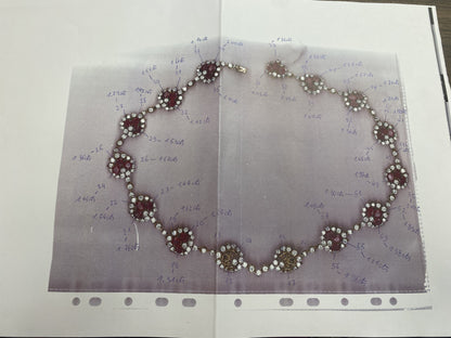 M. Gérard Certified Natural Burmese Ruby Necklace