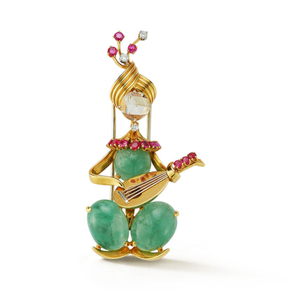 Van Cleef & Arpels "Jewels of a Rajah" Brooch