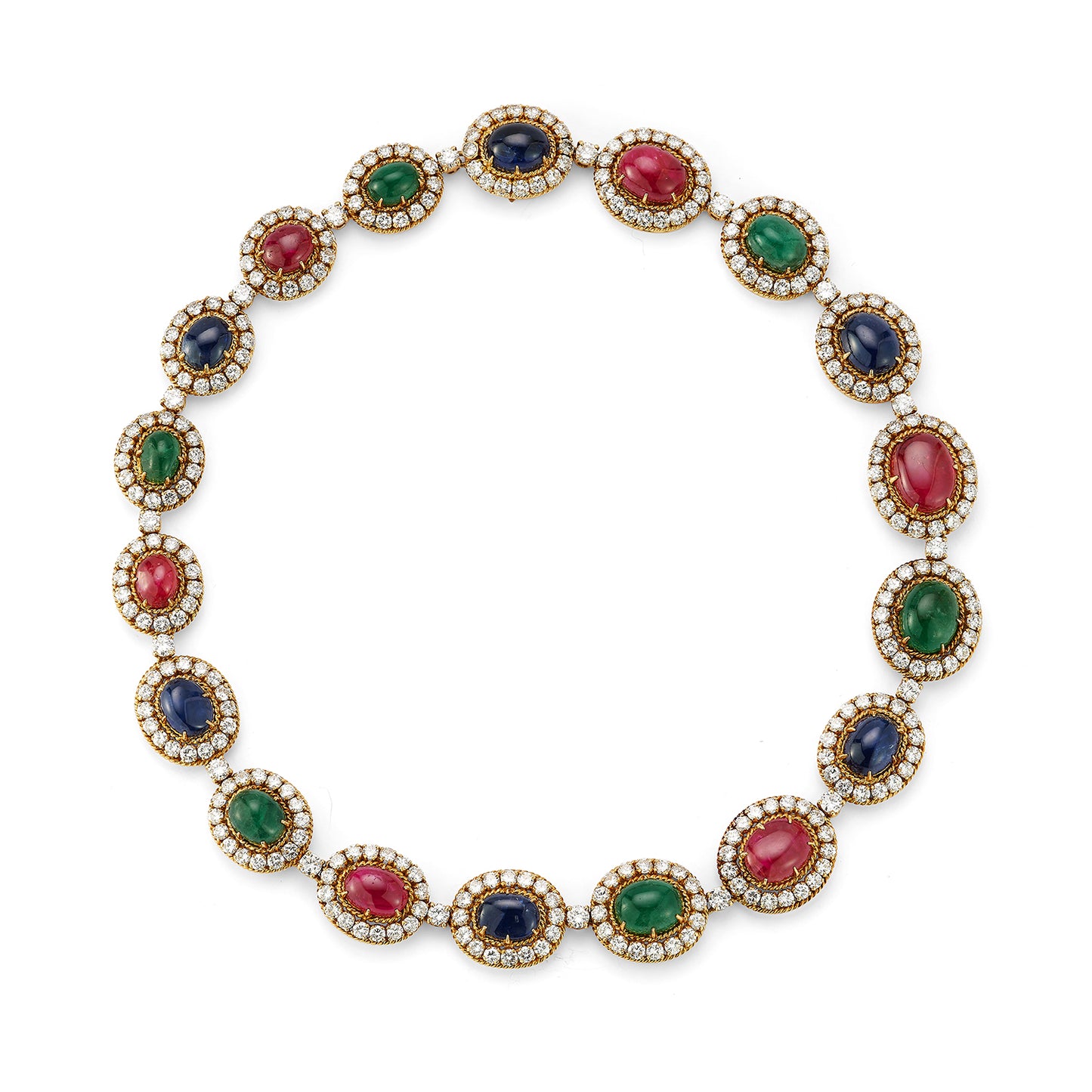 Van Cleef and Arpels Multigem Necklace and Bracelet Set