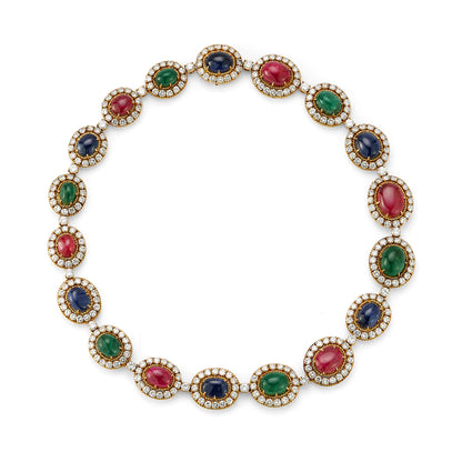 Van Cleef and Arpels Multigem Necklace and Bracelet Set
