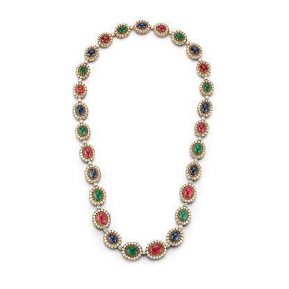 Van Cleef and Arpels Multigem Necklace and Bracelet Set