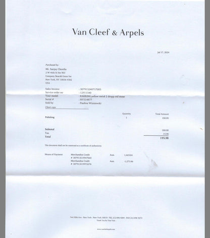 Van Cleef and Arpels Natural Burma Ruby Earrings